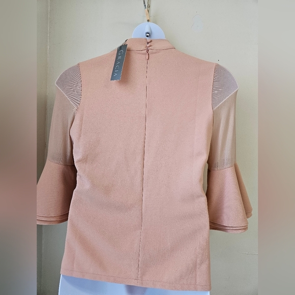 Gracia/ Elegant Women's Blush Top XL  Melon - Picture 2 of 7